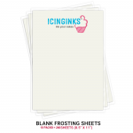 YummyInks Unprinted Chocolate Transfer Sheets 25 Sheets 8.5 x 11