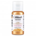 Glamorous Gold Edible Art Decorative Cake Paint 15ml - edible art paint, edible paint, edible food coloring, cookie paint, cake paint 
