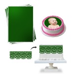 Icinginks GREEN Flexfrost Edible Fabric Sheets (8.5