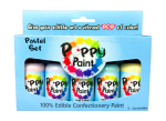Poppy Paint 5Pc Pastel Set Kit - Each bottle 30 ml (1 fl oz)