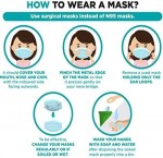 Disposable Protective 3-Ply Face Mask, Value Saver Pack of 50PCS with Elastic Ear Loop Polypropylene, Anti-Dust Face Mask