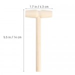 Mallet Hammers For Edible Design, Set of 5 Wooden Mallet Hammers, 5.5