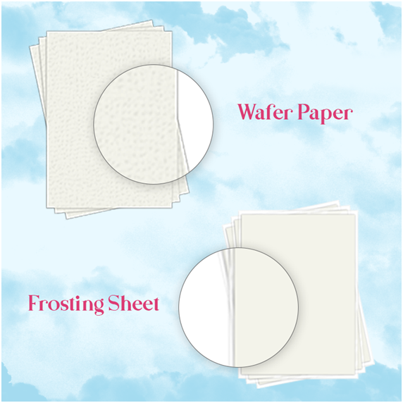 Frosting sheets and potato based wafer papers