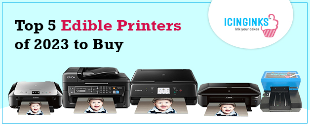 Tech Deals Cake Topper Image Printer, Edible Ink & Edible Paper Bundle, Black