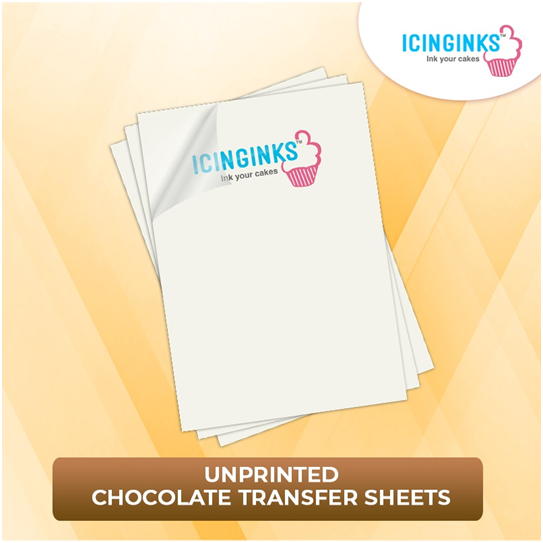 Icinginks Blank Chocolate Transfer Sheets