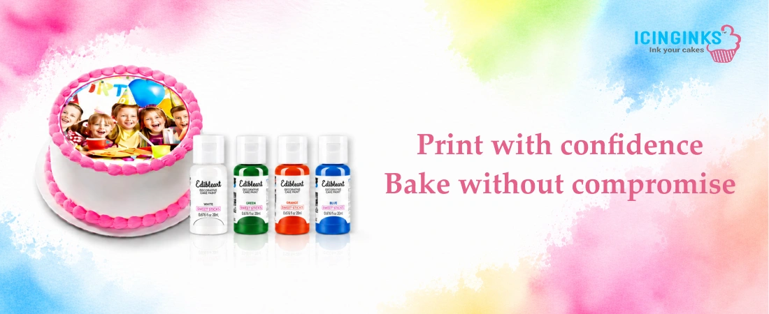 Icinginks food-grade edible ink cartridges and refill supplies for edible ink printer USA 