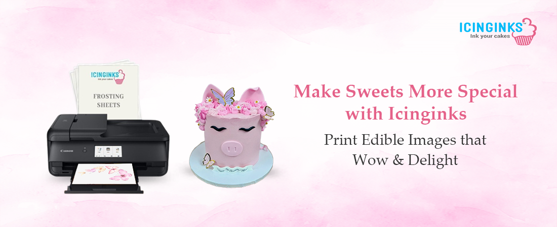Design personalized cakes using edible images from Icinginks.