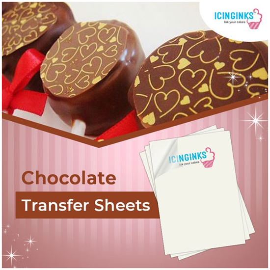 diy chocolate transfer sheet paper a4