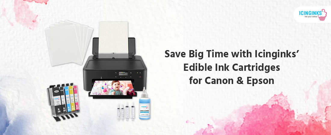 Icinginks’ Edible Ink Cartridges for Canon & Epson