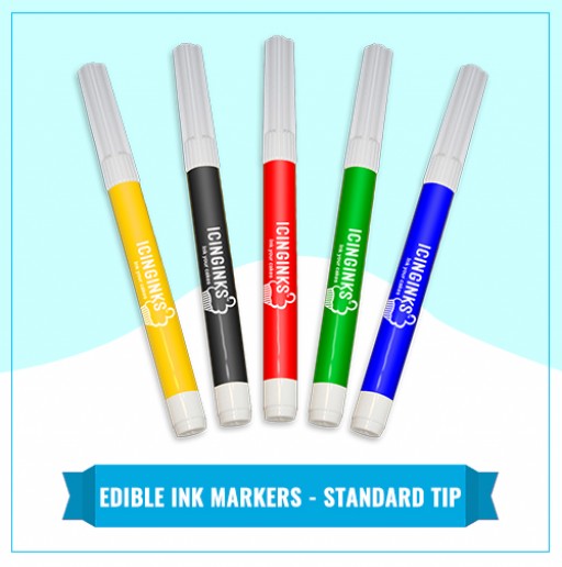 Standard Tip Edible Markers For Cake Decoration