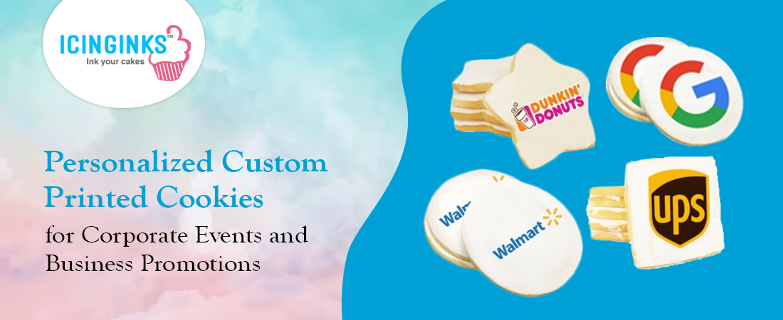Personalized Custom Printed Cookies for Corporate Events and Business Promotions