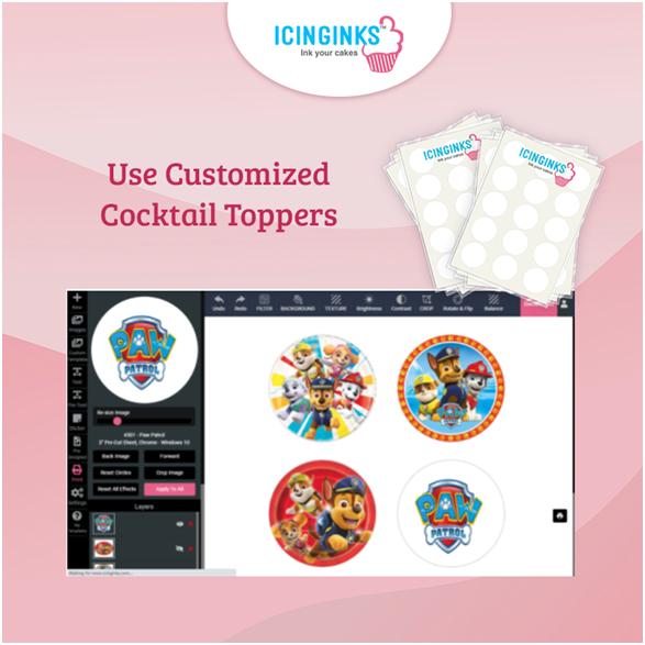 How To Make Edible Drink Toppers - Cocktail Toppers Pro