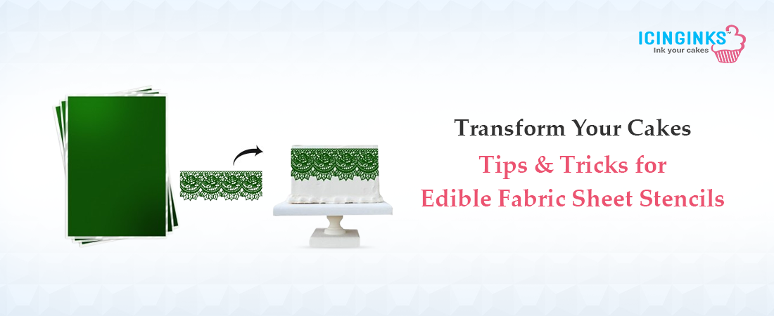 Bring Your Cake Designs to Life with Edible Fabric Sheet Stencils