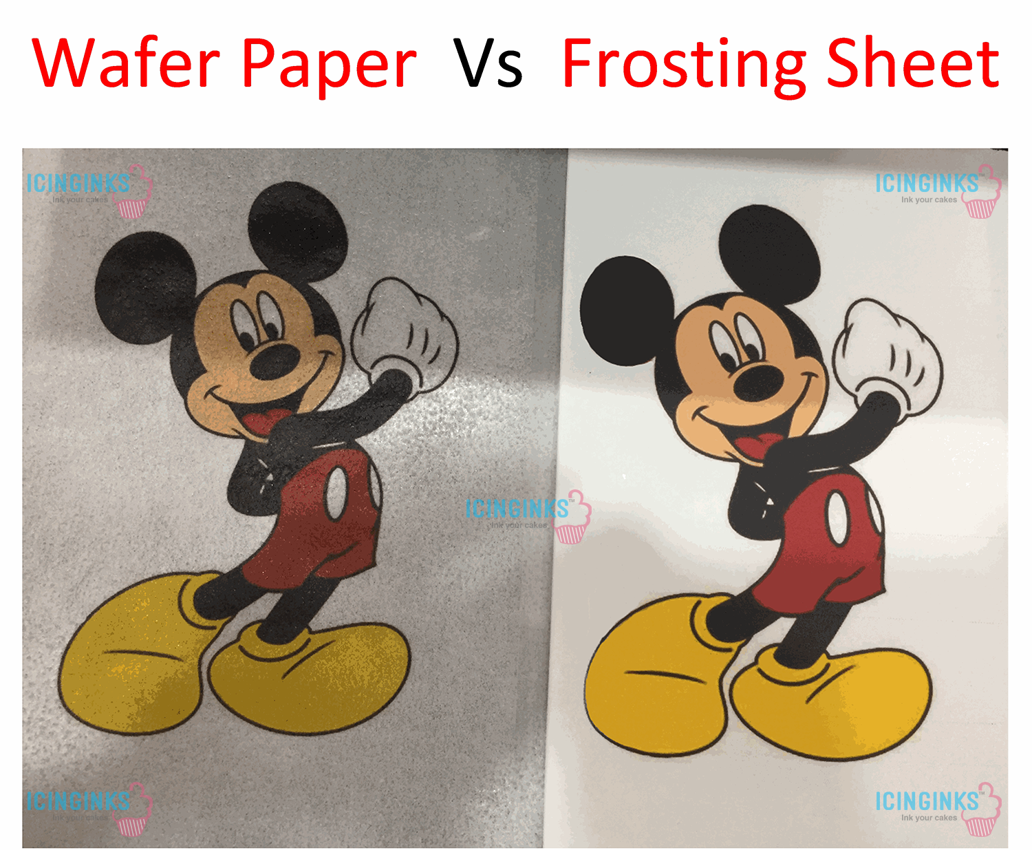 Differences Between Icing Sheets, Wafer Paper and Rice Paper