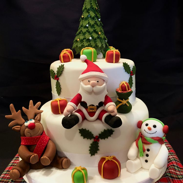 Christmas Cake Designs: 20 Santa Claus Cakes