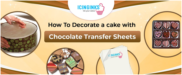 How To Decorate A Cake With Chocolate Transfer Sheets