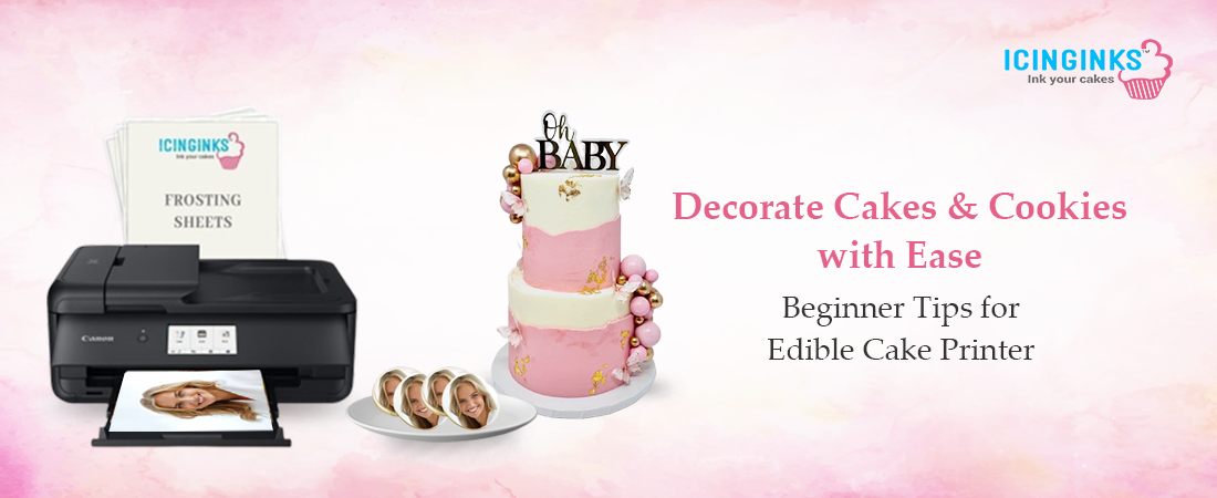 Learn to decorate like a pro with an edible cake printer. 