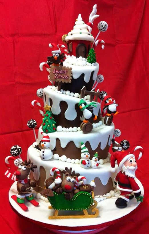 Christmas cake designs 