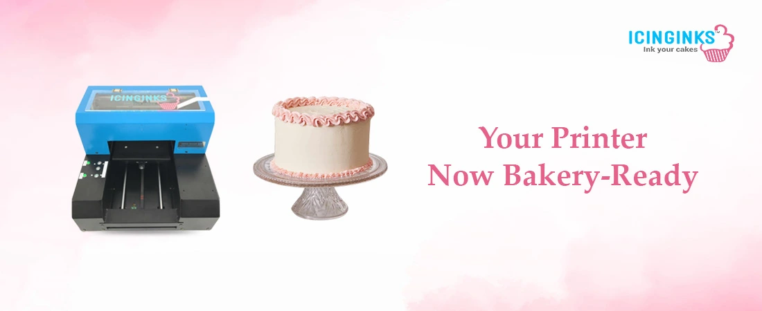 Icinginks edible printers create vibrant cake photos. 