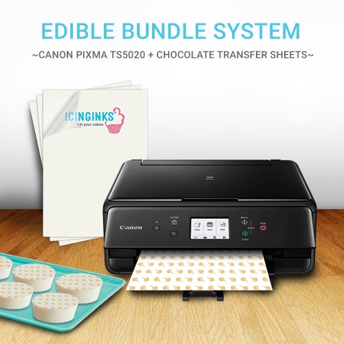 Icinginks Chocolate Transfer Sheets Edible Printer - Includes 25 Blank ...