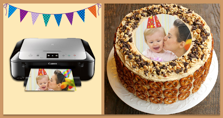 National Peanut Month Cake Printer-wth happy-face