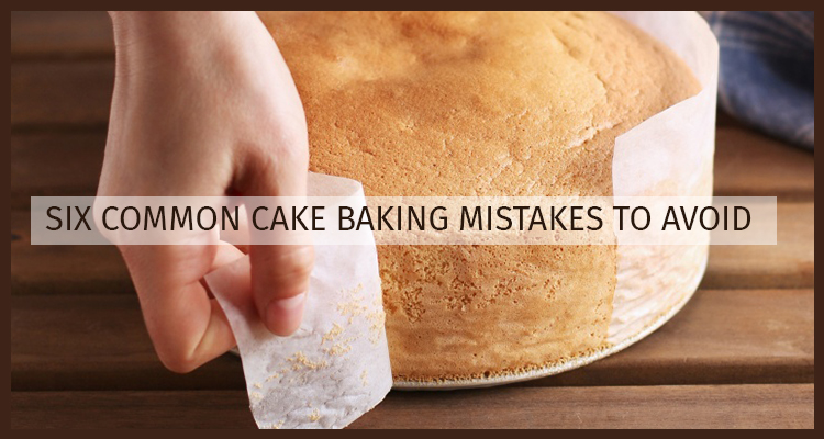 Mistake in baking cake