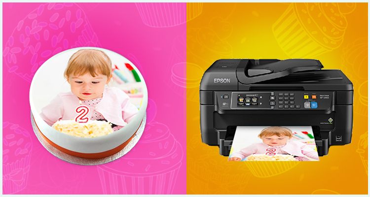 Vanilla Party Cake Printing